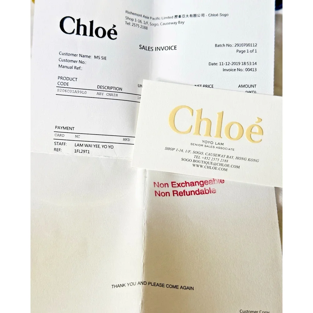 Chloé Limited Edition Paddington Shoulder Bag ~White, Navy & Brown Leather~